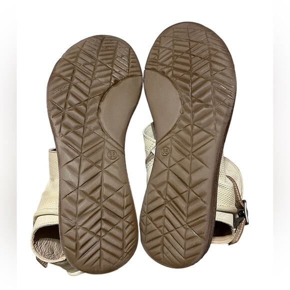 Miz Mooz Leather Wide Width Sandals - Forge - Size EU 38W / 7.5 - 8 Wide NEW - Picture 5 of 8